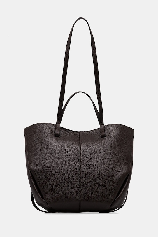 Answear.LAB torebka skórzana skóra licowa brązowy A00003-G