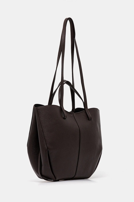 Answear.LAB torebka skórzana A00003-G brązowy WS26