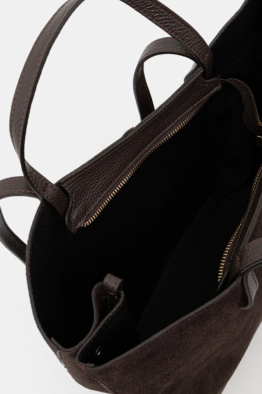 Answear.LAB torebka zamszowa C00003-G brązowy