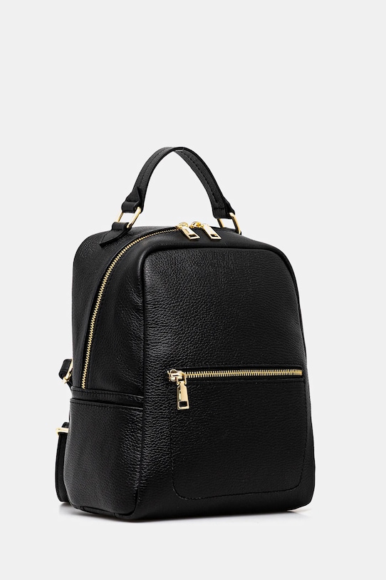 Answear.LAB plecak skórzany A00005 czarny WS26