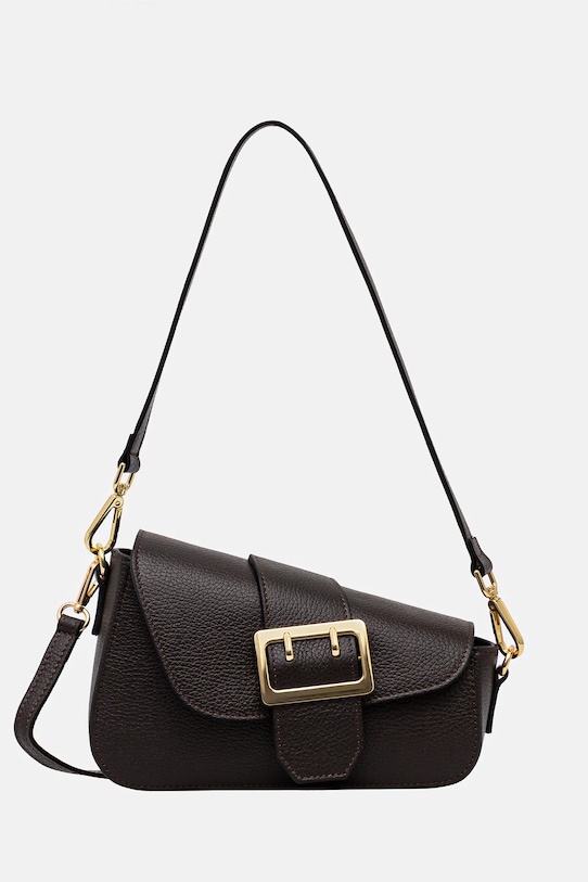 Answear.LAB torebka skórzana skóra licowa brązowy A00006