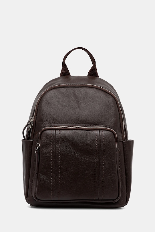Шкіряний рюкзак Answear.LAB лицьова шкіра коричневий 650.cjk
