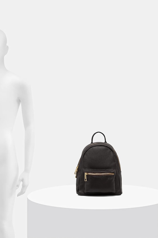 Answear.LAB plecak skórzany 942.hak brązowy