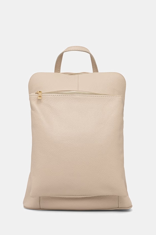 Answear.LAB plecak damski skórzany beżowy WA25-TPD008