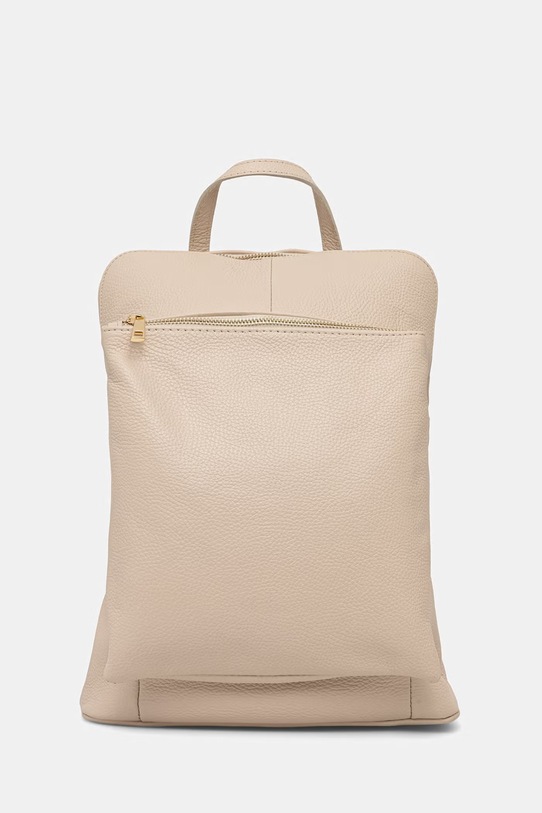 Answear.LAB plecak damski skórzany beżowy WA25-TPD008