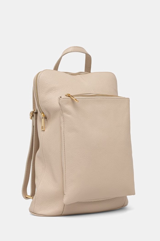 Answear.LAB plecak damski skórzany WA25-TPD008 beżowy WS26