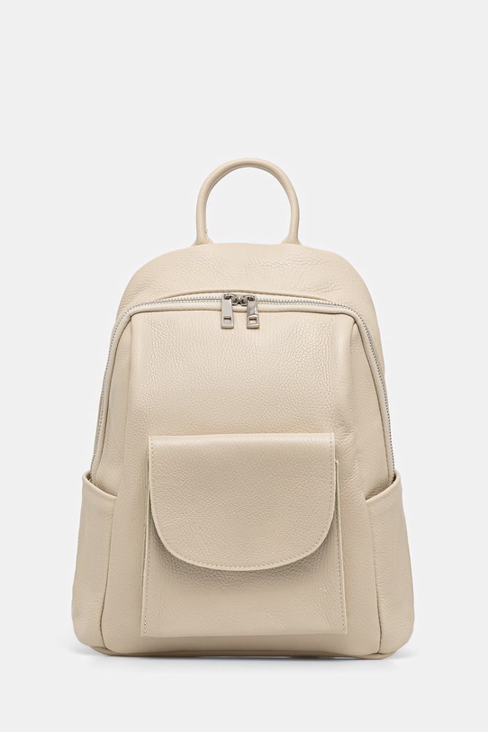Answear.LAB plecak damski skórzany beżowy WA25-TPD009