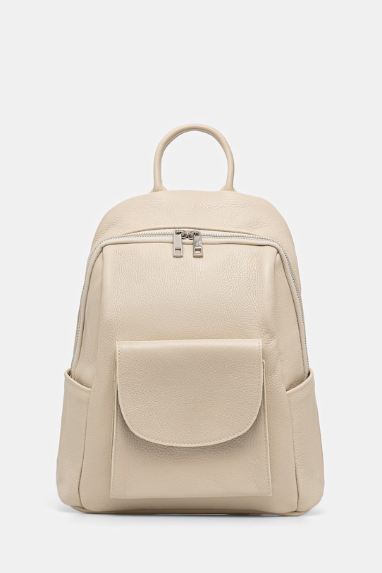 Answear.LAB plecak damski skórzany beżowy WA25-TPD009