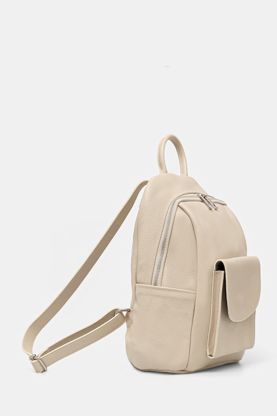 Answear.LAB plecak damski skórzany WA25-TPD009 beżowy WS26