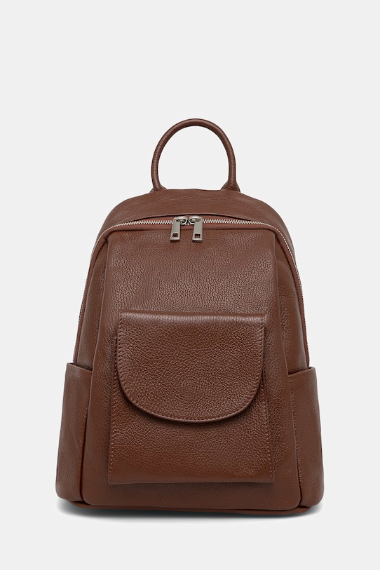 Answear.LAB plecak damski skórzany brązowy WA25-TPD009