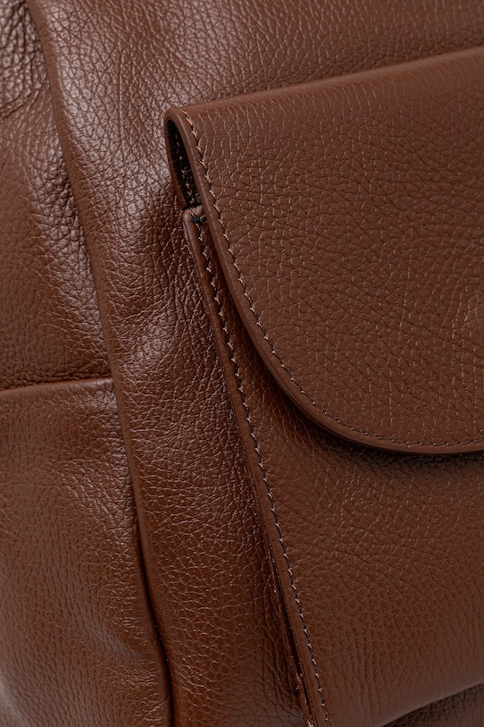 Answear.LAB plecak damski skórzany brązowy WA25-TPD009