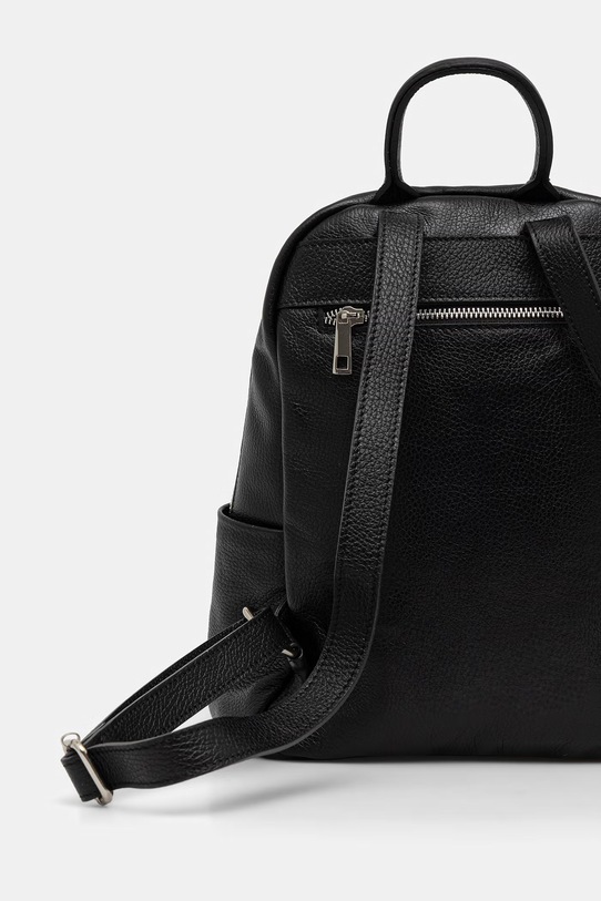 Akcesoria Answear.LAB plecak damski skórzany WA25-TPD009 czarny