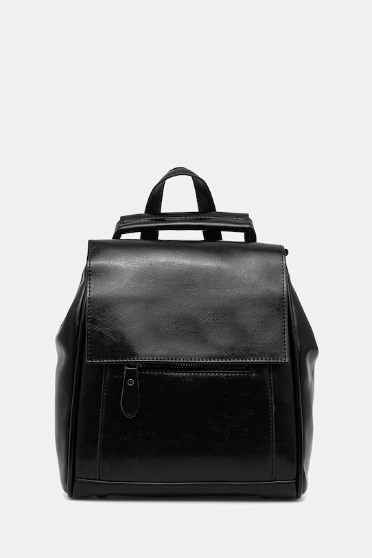 Answear.LAB plecak skórzany skóra licowa czarny HD1.CMS
