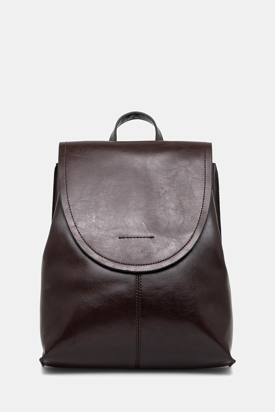 Answear.LAB plecak skórzany skóra licowa bordowy SX11.A