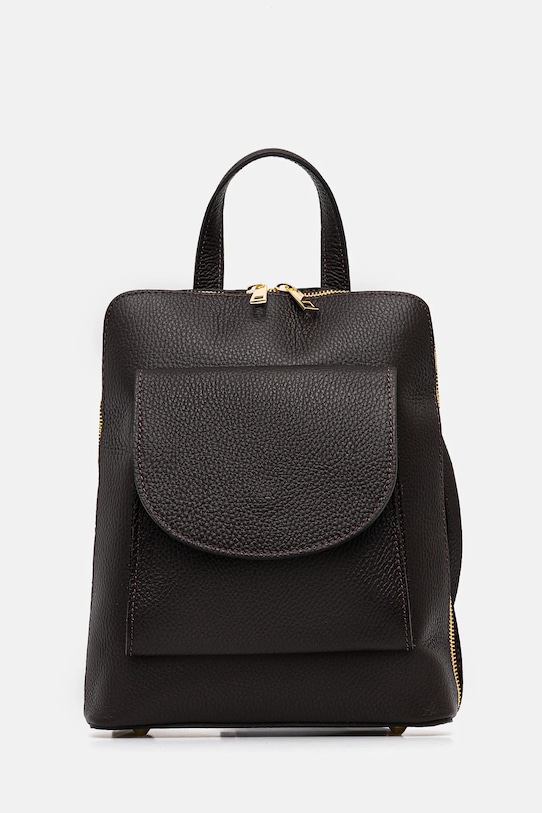 Answear.LAB plecak skórzany skóra licowa brązowy 1212.ijk