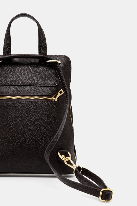 Akcesoria Answear.LAB plecak skórzany 1212.ijk brązowy