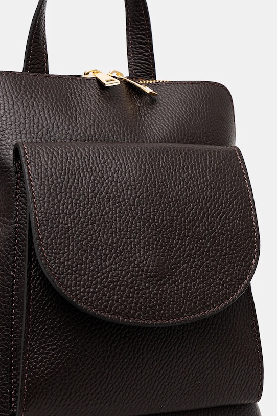 Answear.LAB plecak skórzany brązowy 1212.ijk