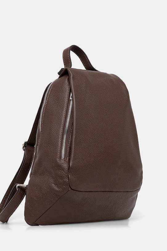 Answear.LAB plecak skórzany A00034 brązowy WS26