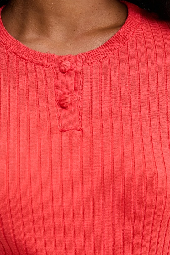 Answear.LAB t-shirt DLV.10756.tos pomarańczowy