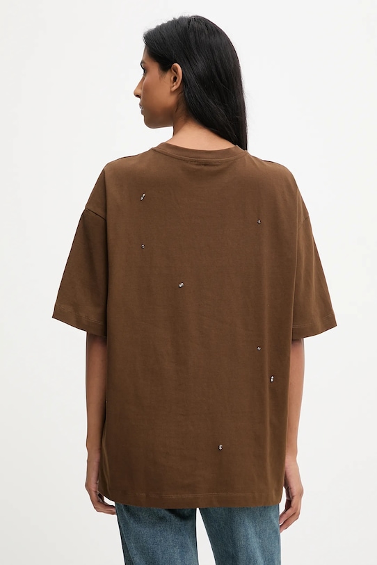 Îmbrăcăminte Answear.LAB tricou din bumbac LC250006.hak maro