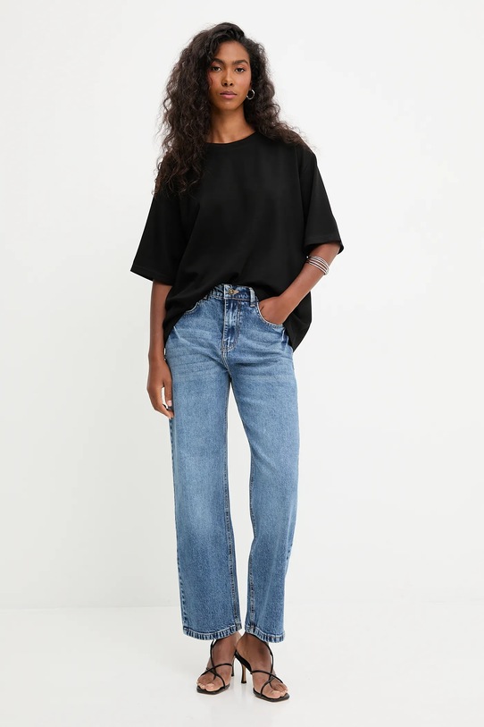 Answear.LAB tricou 5251.iak negru WA25