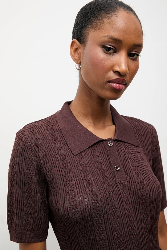 Answear.LAB t-shirt marrone 10731.tos