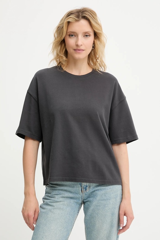 Хлопковая футболка Answear.LAB серый 31017.tos