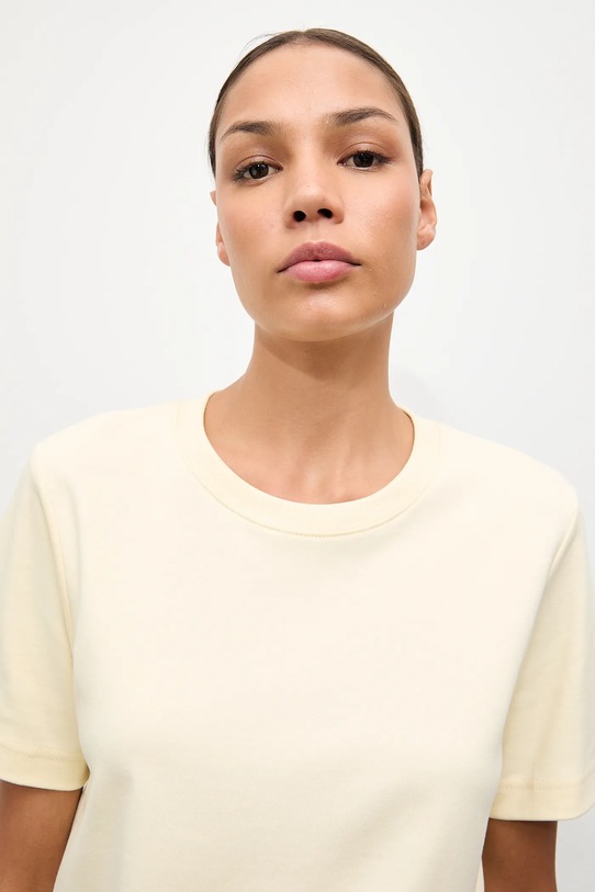 Answear.LAB t-shirt bawełniany 31763.TOS żółty