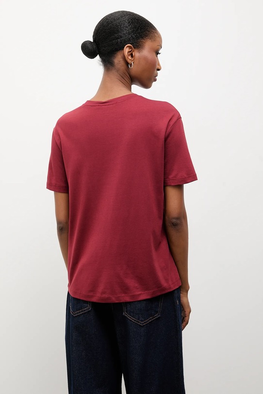 Odzież Answear.LAB t-shirt 31791.TOS bordowy