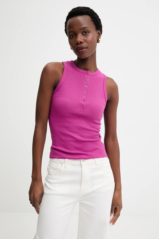 Answear.LAB top różowy IVVI.SNG167.TOS