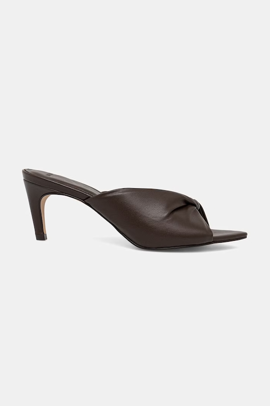 Answear.LAB σαγιονάρες Γυναικείες δερμάτινες 987003.bjk καφέ WA26