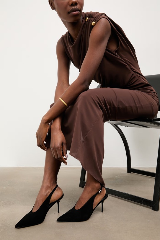 Answear.LAB lodičky semišové čierna V661-141-2.cjk