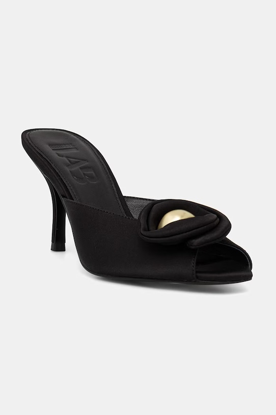 Obuwie Answear.LAB klapki na szpilce damskie V2501-1-1.cjk czarny