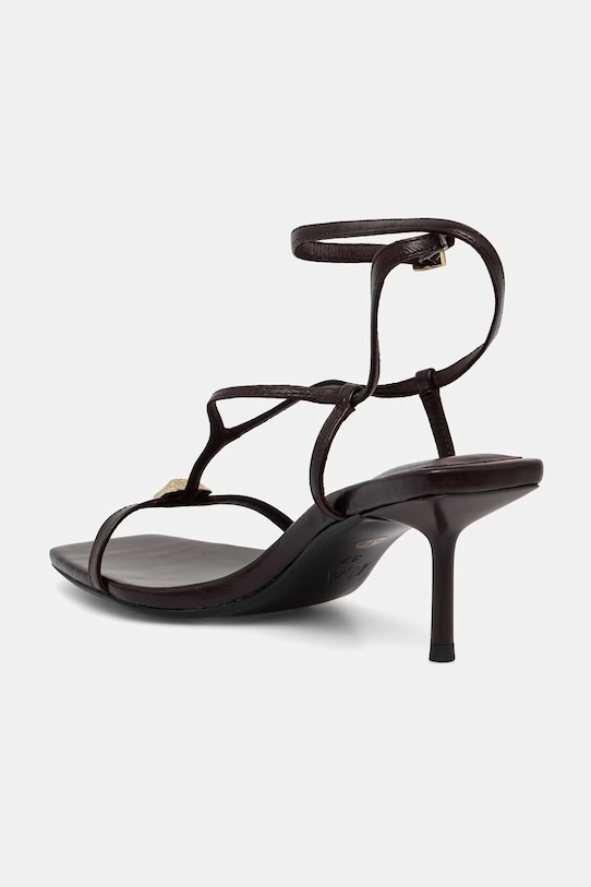 Answear.LAB сандали с тънък ток от кожа бордо V2162-1-2.cjk
