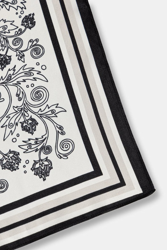 Answear.LAB τετράγωνο μαντήλι γυναικείο μεταξωτό lab.wz.cjk μαύρο WA26