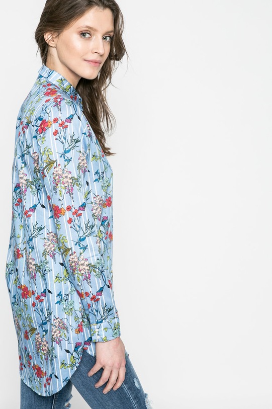 Košeľa Answear.LAB Wild Nature modrá WS18.KDD012