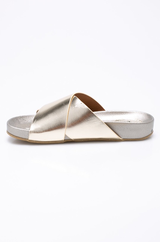 Answear.LAB - Šľapky Down To Earth plochý zlatá F10344A