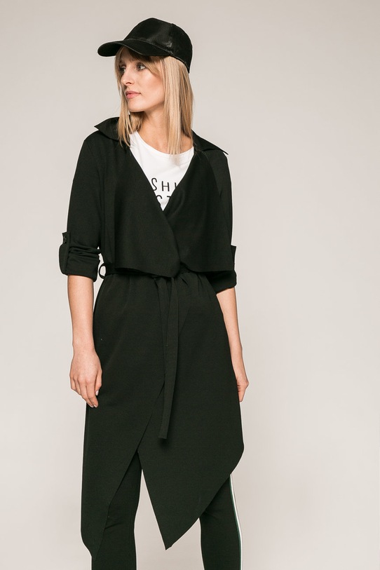 Answear.LAB - Kabát Wild Nature čierna trencz