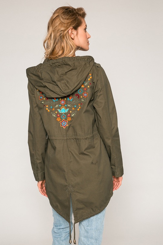 Oblečenie Answear.LAB - Bunda Wild Nature LJKMEREDITH zelená