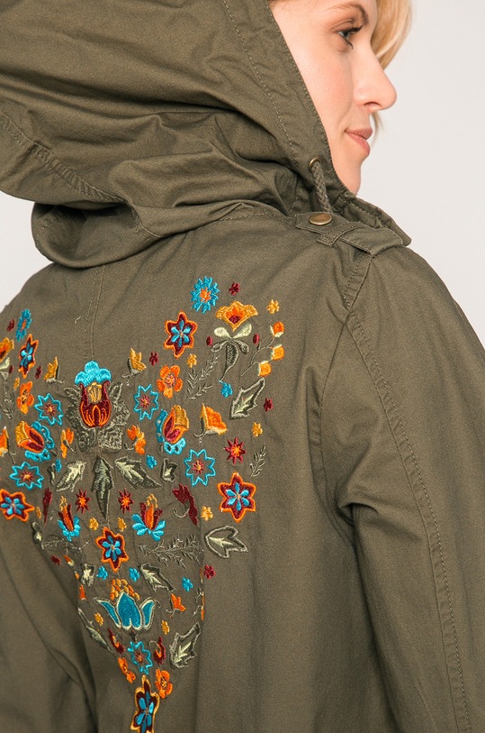 Answear.LAB - Bunda Wild Nature zelená LJKMEREDITH