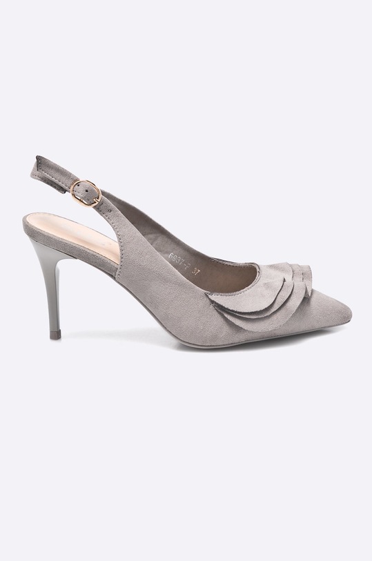 Answear.LAB - Lodičky SDS imitácia semišu sivá 6397A