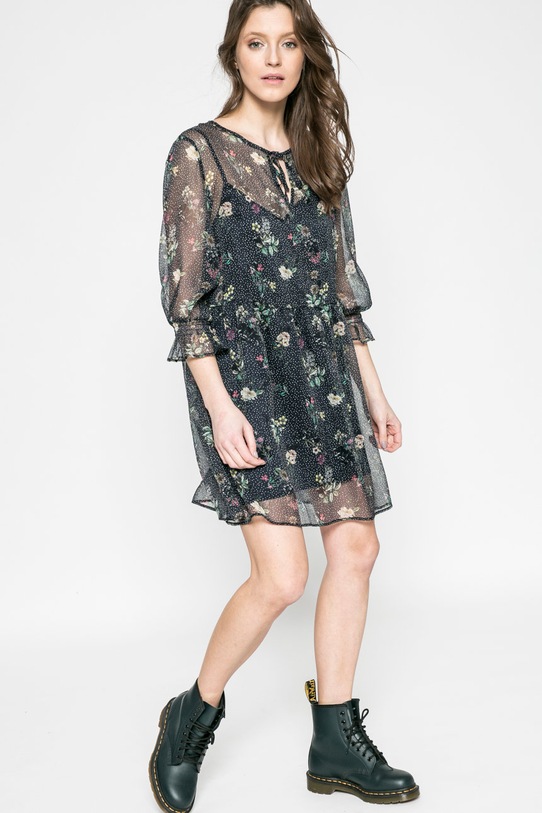 Answear.LAB - Šaty Wild Nature WS18.SUD005 tmavomodrá WS18