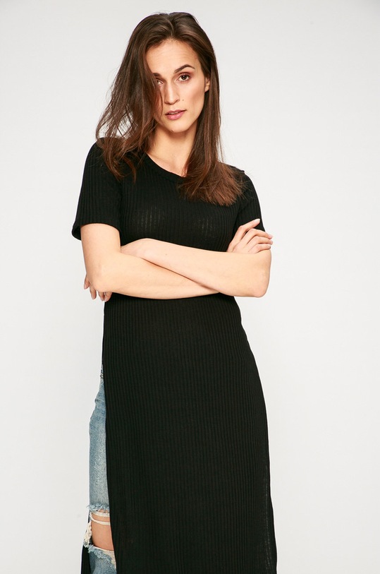 Answear.LAB - Tunika maxi čierna LYQ0110D