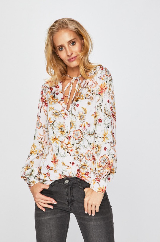 Answear Lab cămașă cu modele multicolor WA18.KDD025