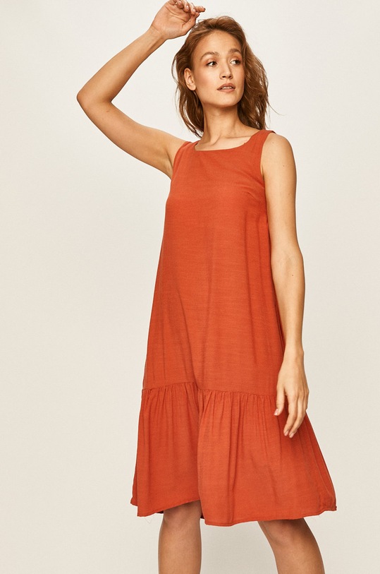 Answear Lab - Sukienka casual bordowy WS19.SUD163