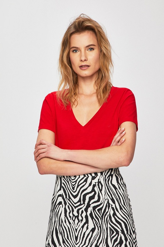 Answear Lab - Top czerwony WS19.TSD031