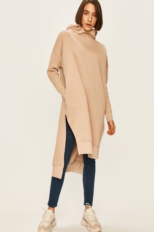 Answear Lab - Bluza WS20.BLD007 beżowy WS20
