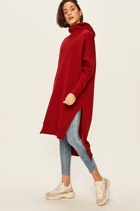 Answear - Bluza uni burgundia WS20.BLD007