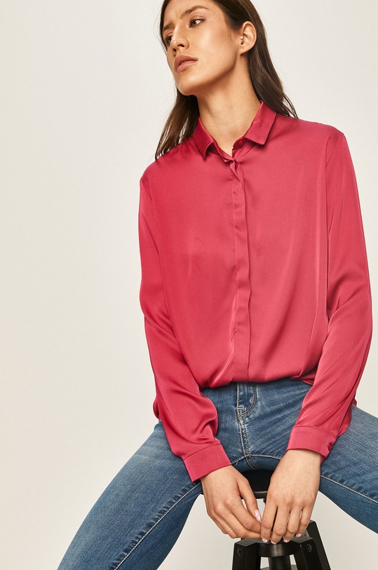 Košeľa Answear.LAB jednofarebný ružová WS20.KDD006