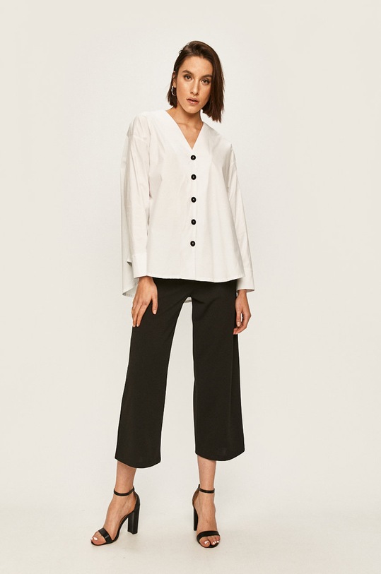 Answear Lab cămașă WS20.KDD008 alb WS20